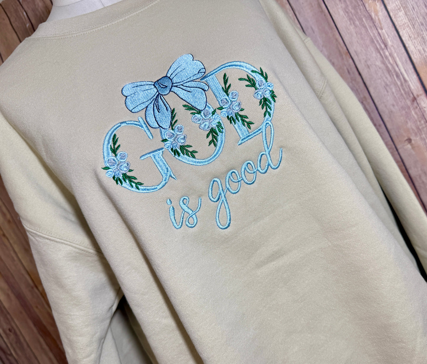 God Is Good Embroidery