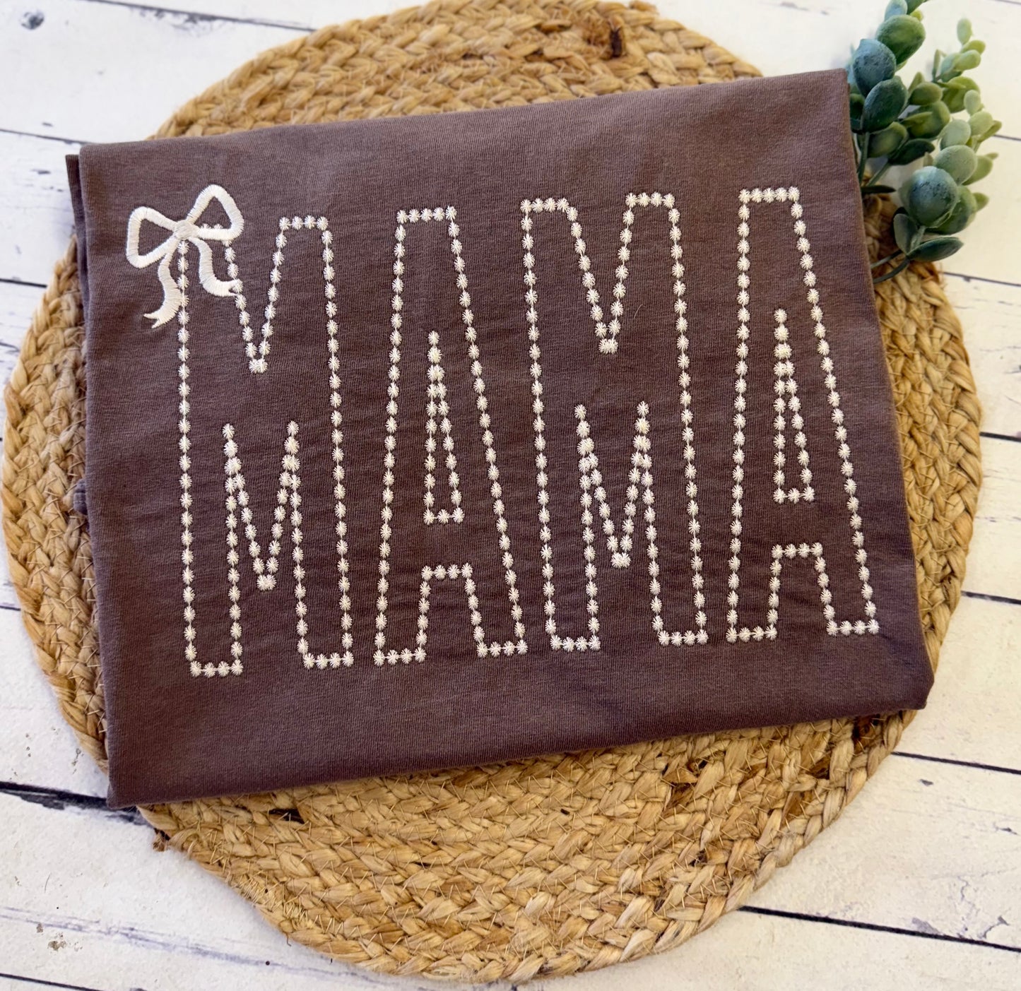 MAMA with bow